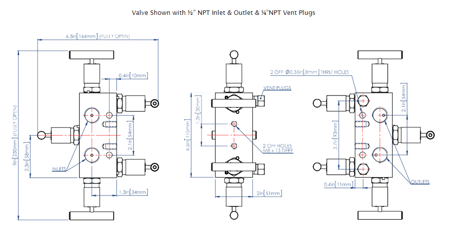 5-Way Manifold Valves 5-Way Manifold Valves