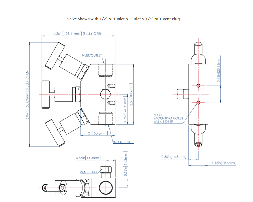 3-Way Manifold Valves 3-Way Manifold Valves